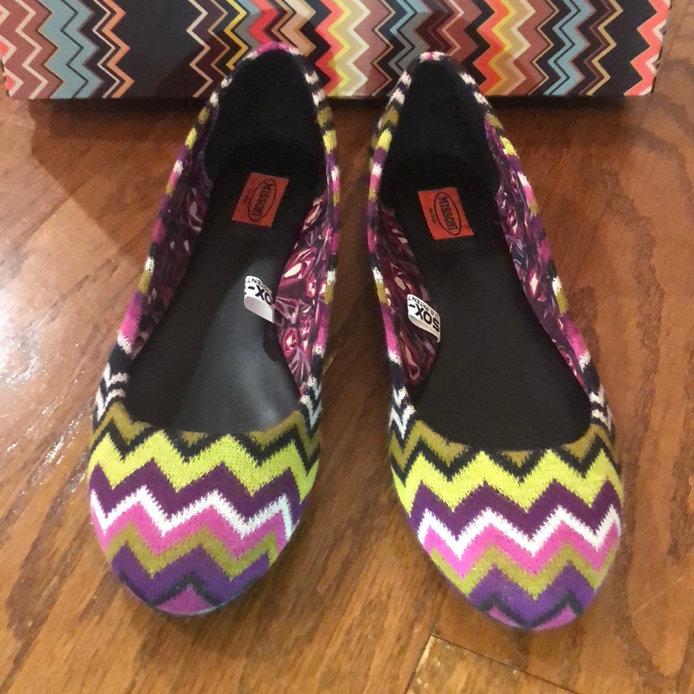💖 NWT Missoni x Target Zigzag Flats - 7
